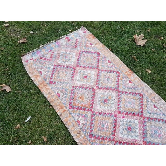 Vintage Herki Kilim Yolluk 80 x 300 cm