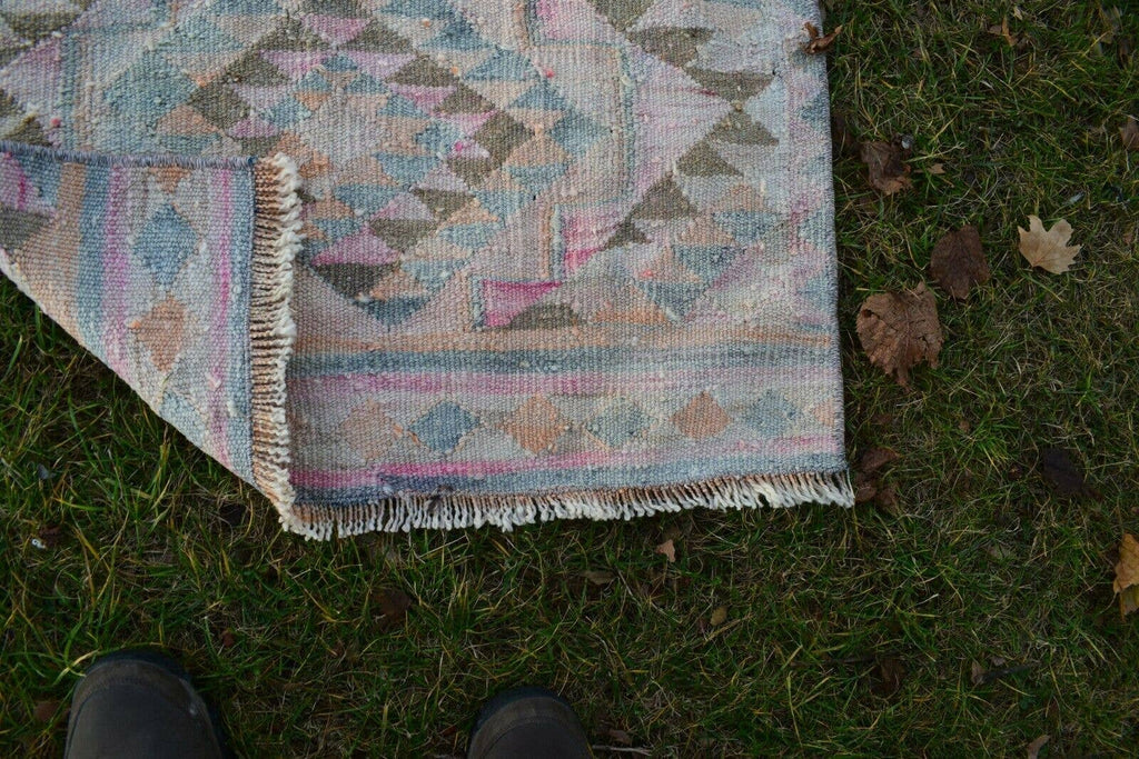 Vintage Herki Kilim Yolluk 76 x 350 cm