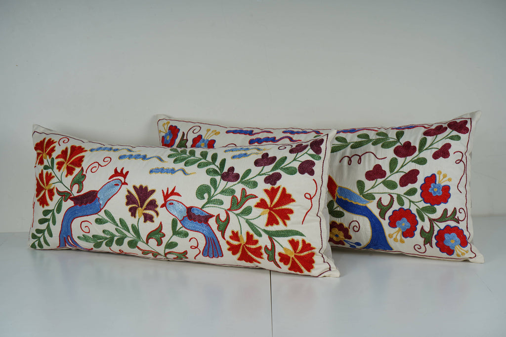 Suzani Kırlent Kılıfı 2'li Set 40 x 90 cm
