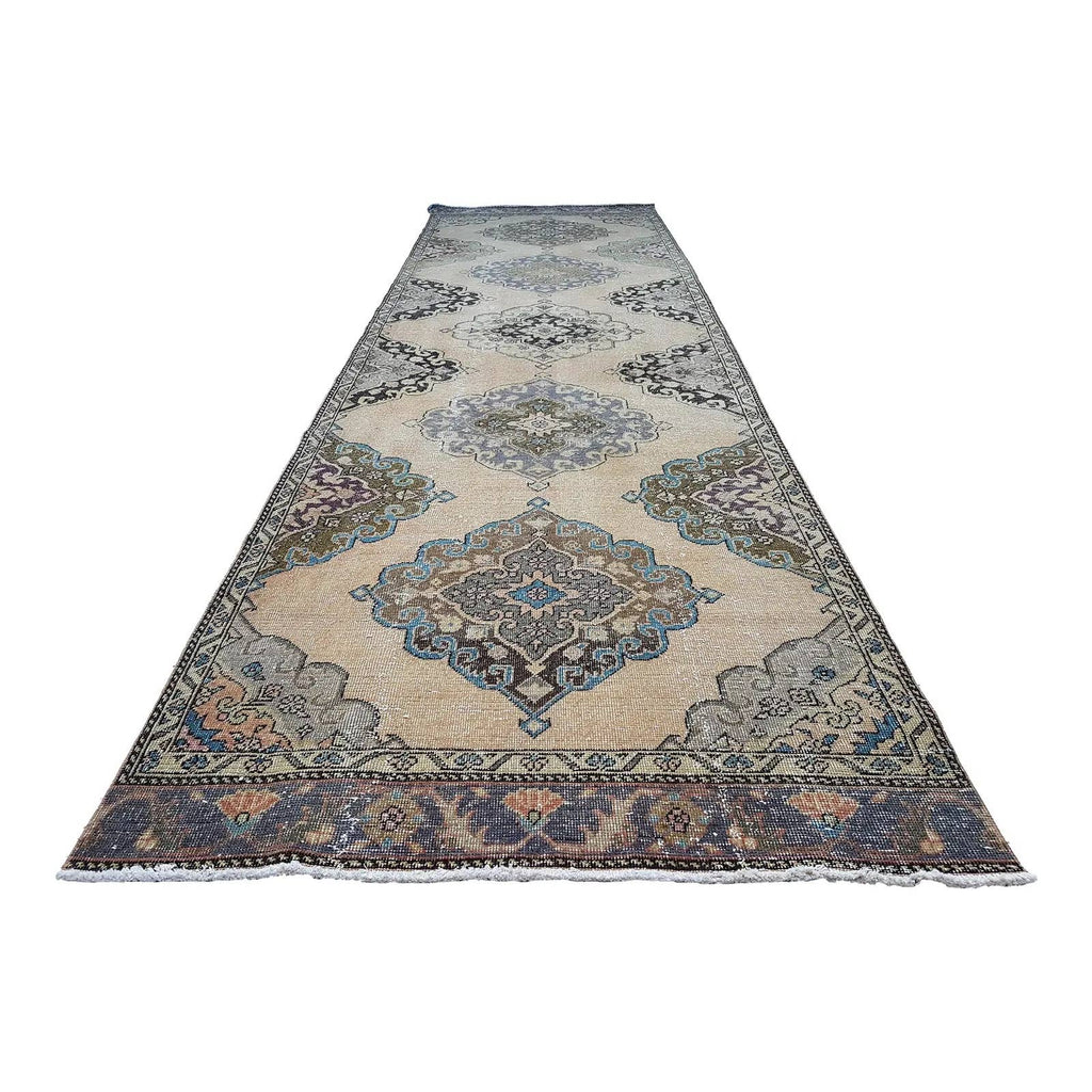 Vintage Uşak Yolluk 113 x 388 cm