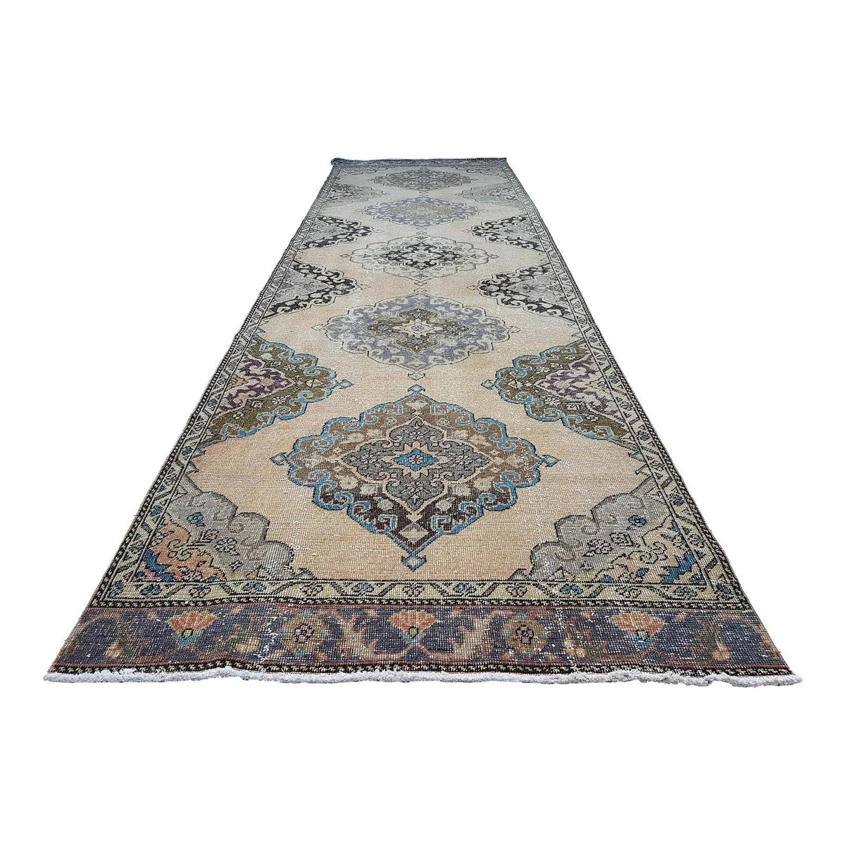 Vintage Uşak Yolluk 113 x 388 cm