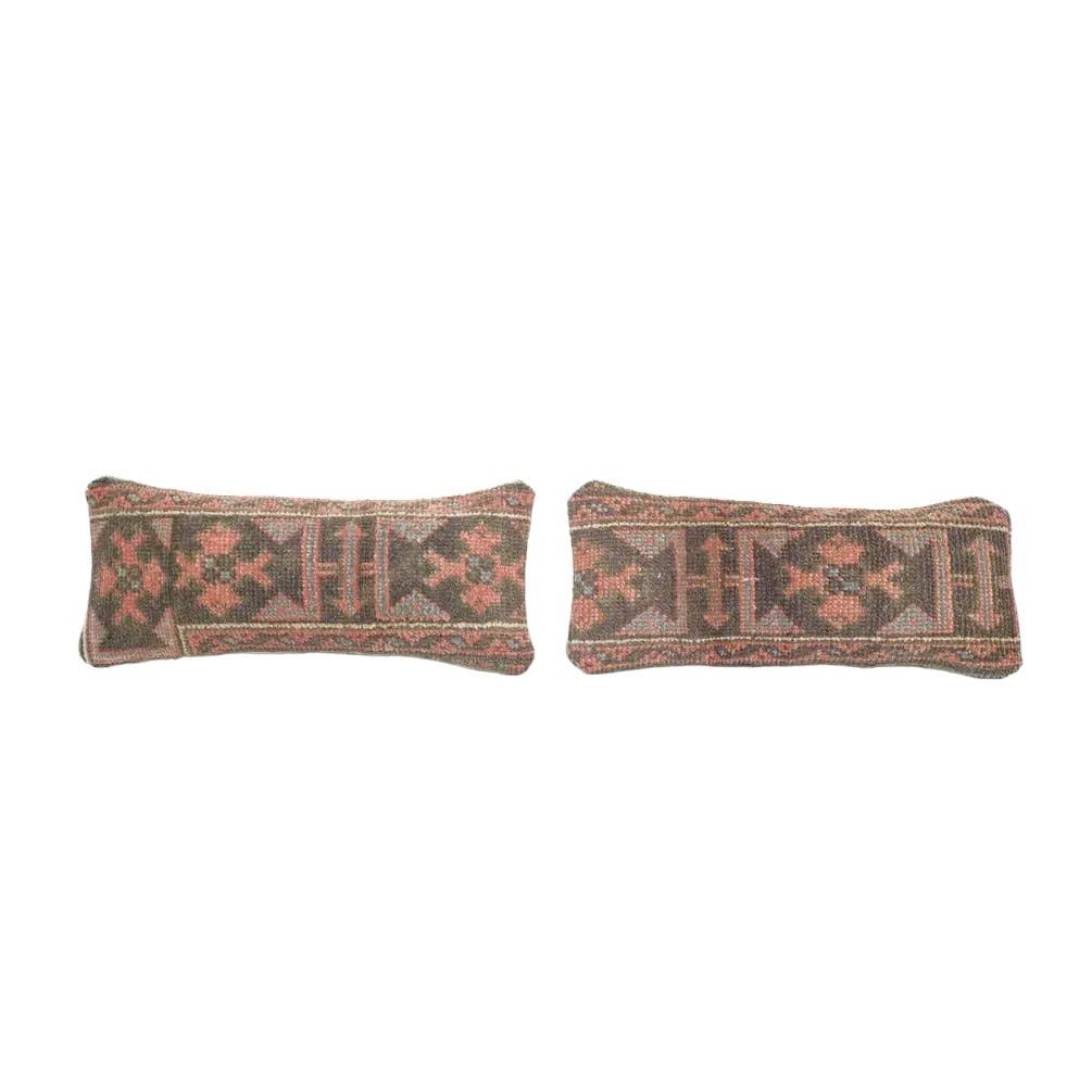 Halı Kırlent Kılıfı 2'li Set 20 x 50 cm