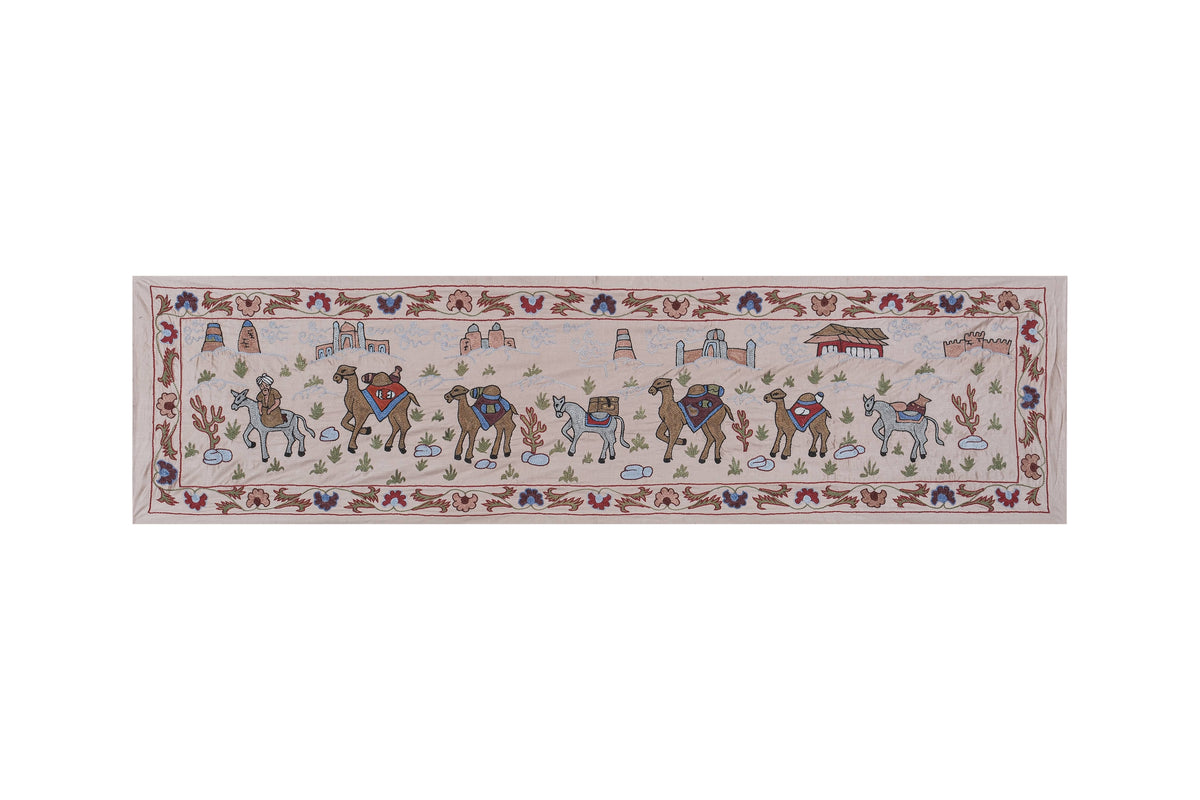 Suzani Duvar Örtüsü 52 x 190 cm
