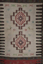 Vintage Sumak Kilim 107 x 185 cm