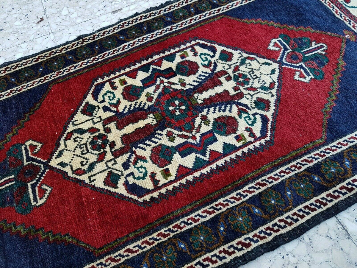 Vintage Yastık Halı 57 x 124 cm