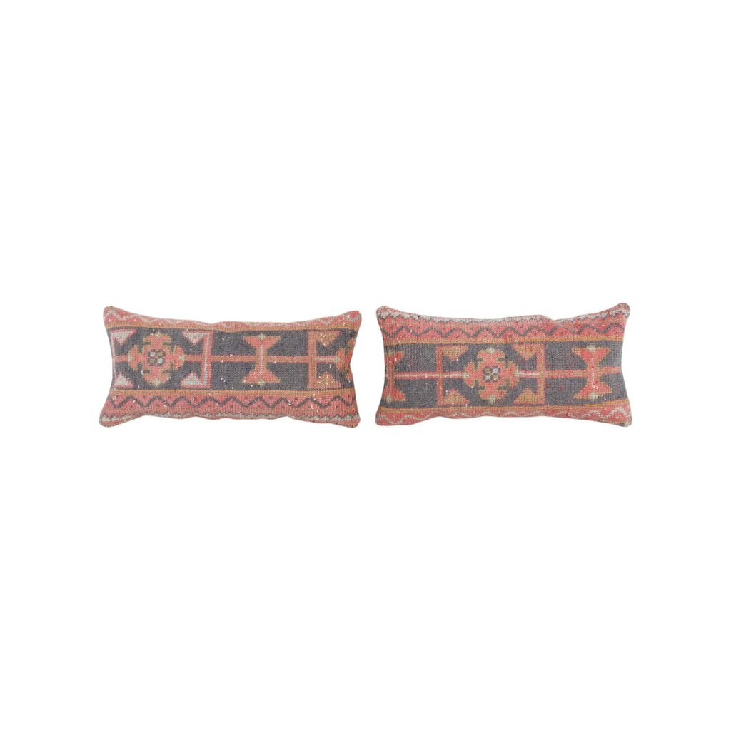 Halı Kırlent Kılıfı 2'li Set 28 x 57 cm