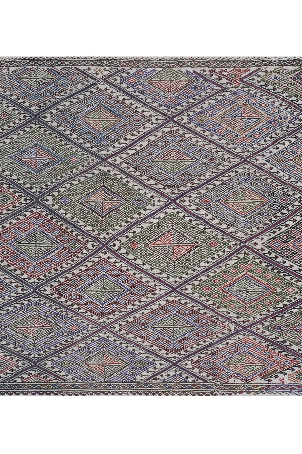 Vintage Türk Cicim Halı 151 x 195 cm