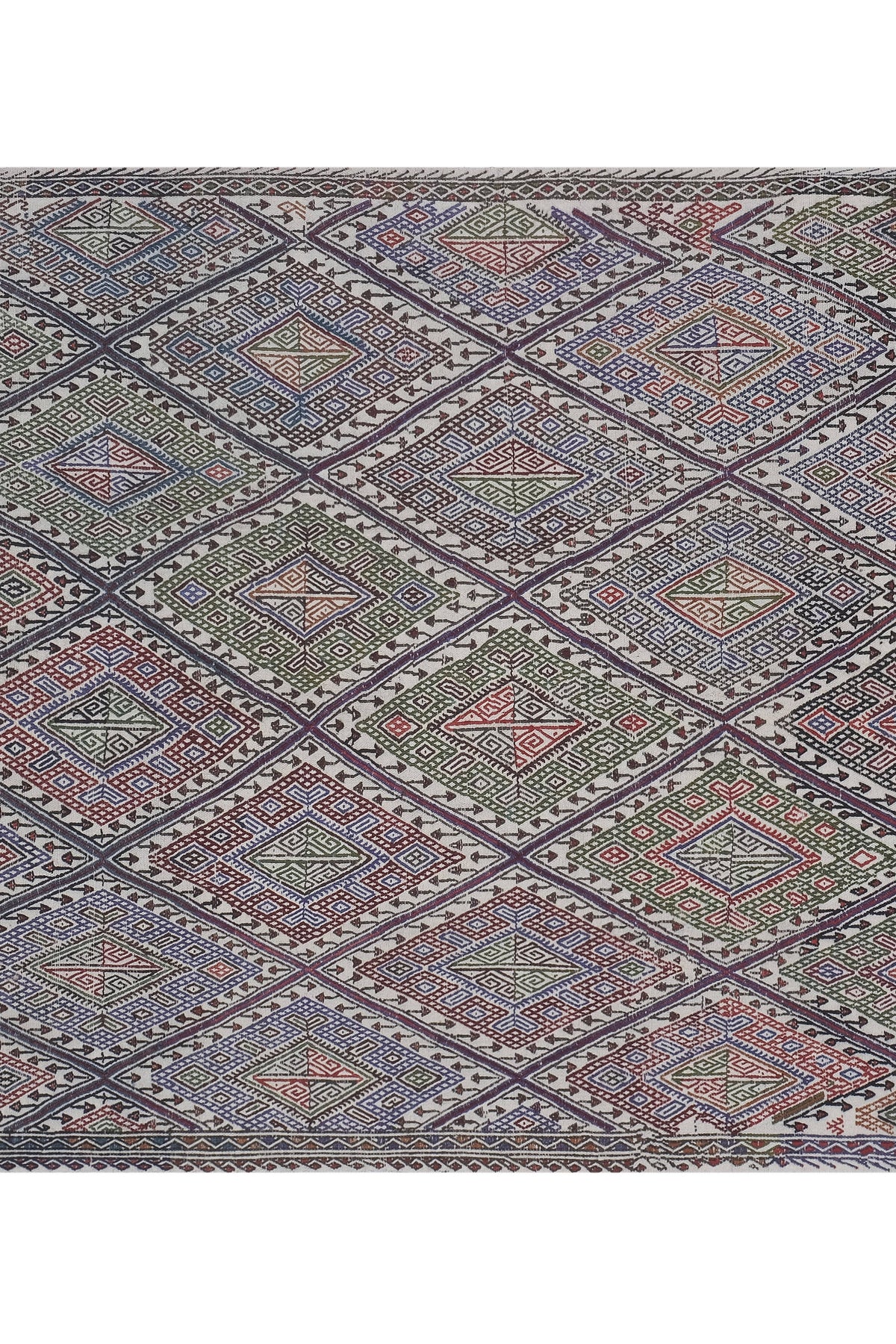 Vintage Türk Cicim Halı 151 x 195 cm