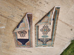 Vintage Türk Yastık Halı 2'li Set 50 x 97 cm