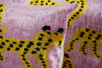 İpek Ikat Kadife Kırlent Kılıfı 3'li Set 40 x 60 cm