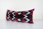 İpek Ikat Kadife Kırlent Kılıfı 36 x 96 cm