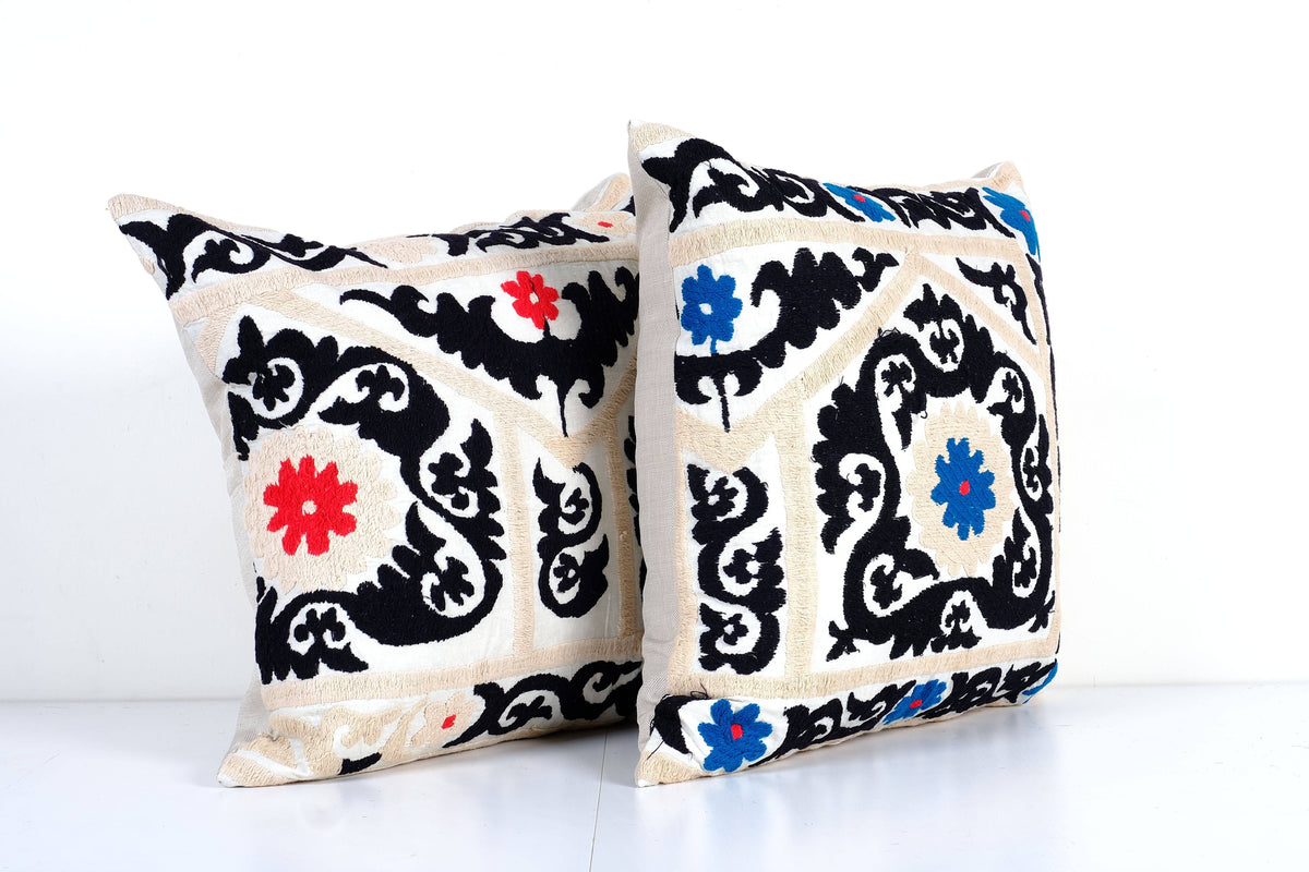 Suzani Kırlent Kılıfı 2'li Set 52 x 56 cm
