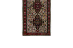 Vintage Hayvan Desenli Sumak Kilim Yolluk 104 x 285 cm