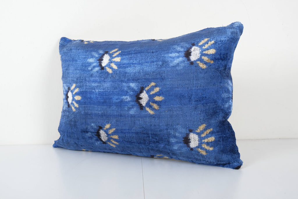 İpek Ikat Kadife Kırlent Kılıfı 40 x 60 cm