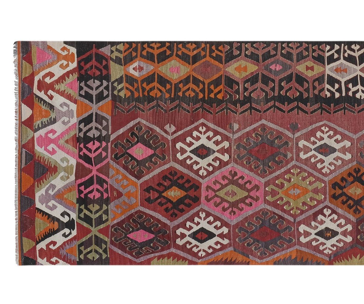 Vintage Kilim Yolluk 115 x 375 cm