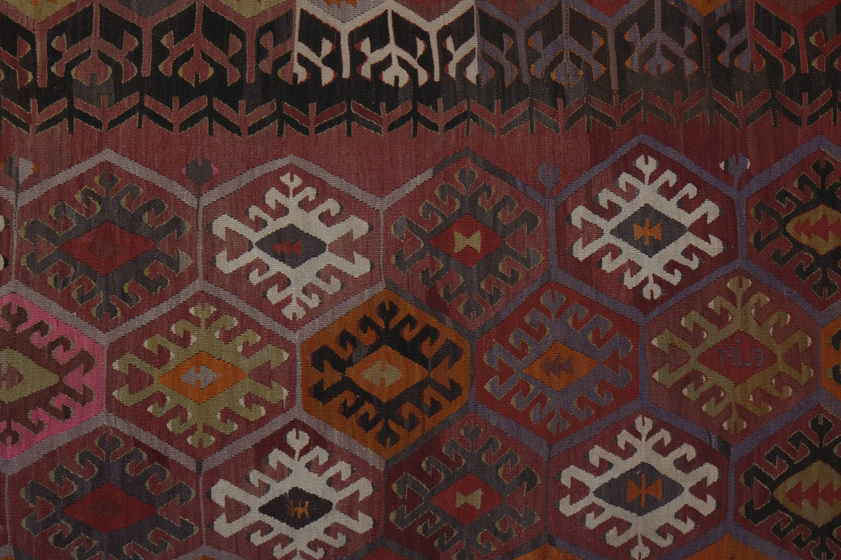 Vintage Kilim Yolluk 115 x 375 cm