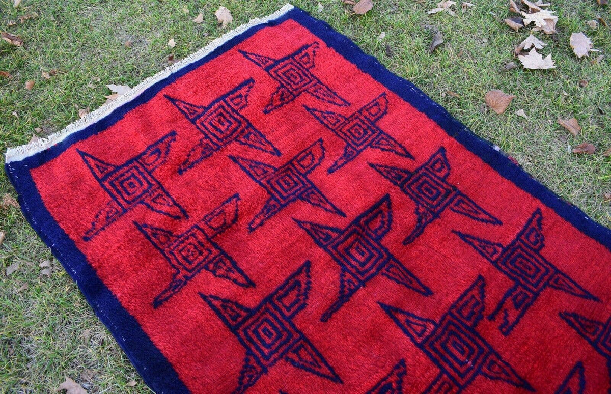 Vintage Türk Tulu Halı 114 x 182 cm