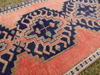 Vintage Uşak Halı 46 x 99 cm