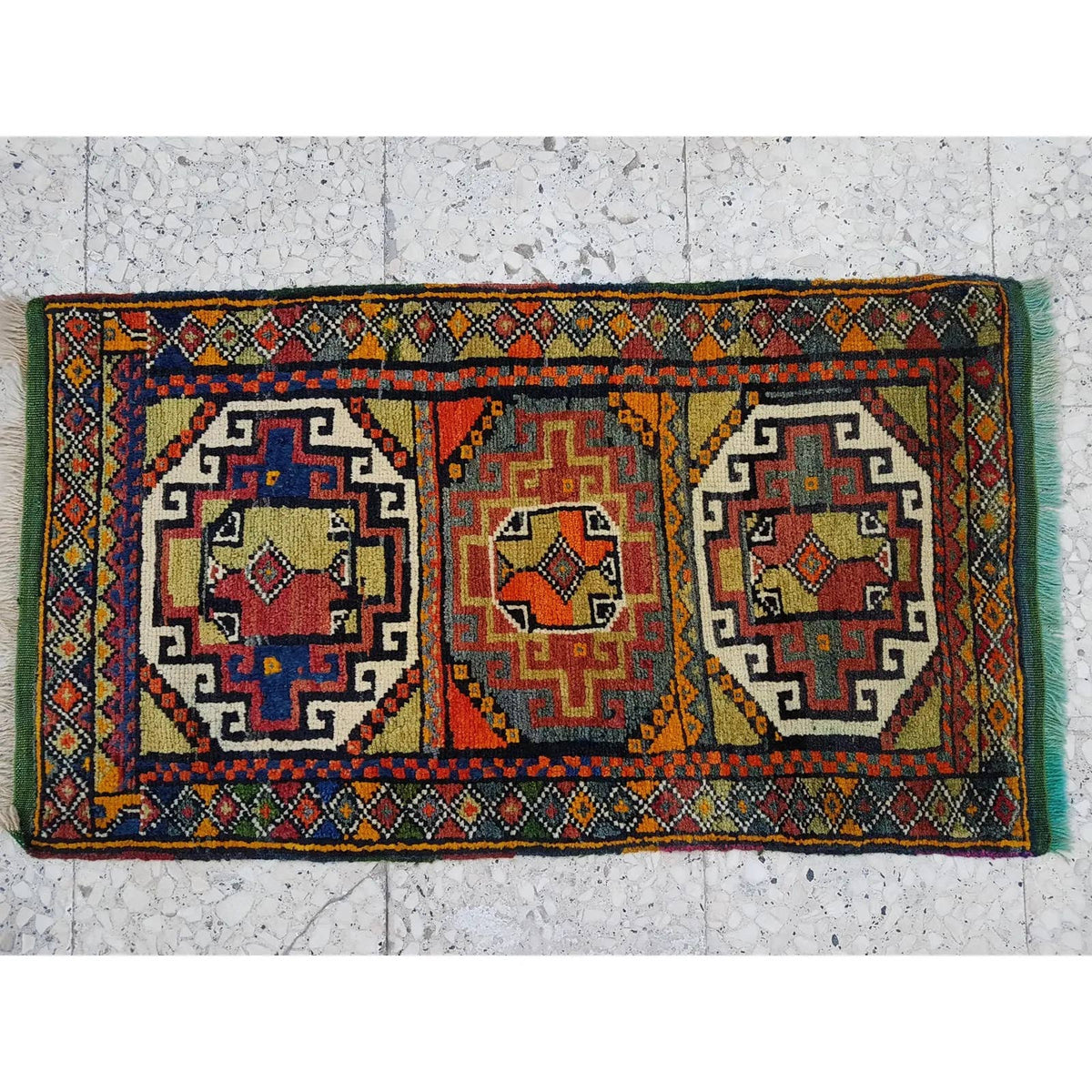 Vintage Yastık Halı 56 x 100 cm
