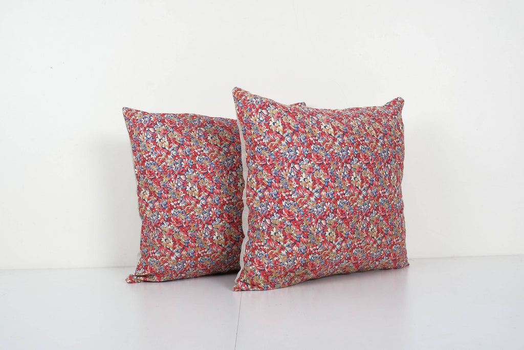 Özbek Baskılı Kırlent Kılıfı 2'li Set 45 x 45 cm