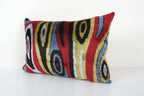 İpek Ikat Kadife Kırlent Kılıfı 40 x 60 cm