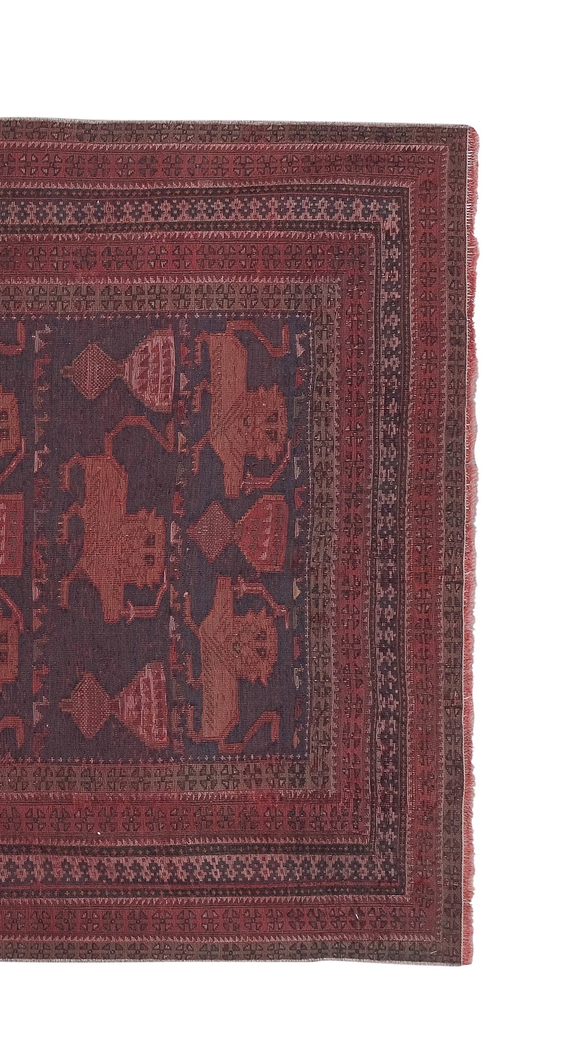 Vintage Türk Sumak Halı 116 x 187 cm
