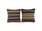 Türk Kilim Kırlent Kılıfı 2'li Set 60 x 60 cm