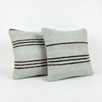 Türk Kilim Kırlent Kılıfı 2'li Set 48 x 48 cm