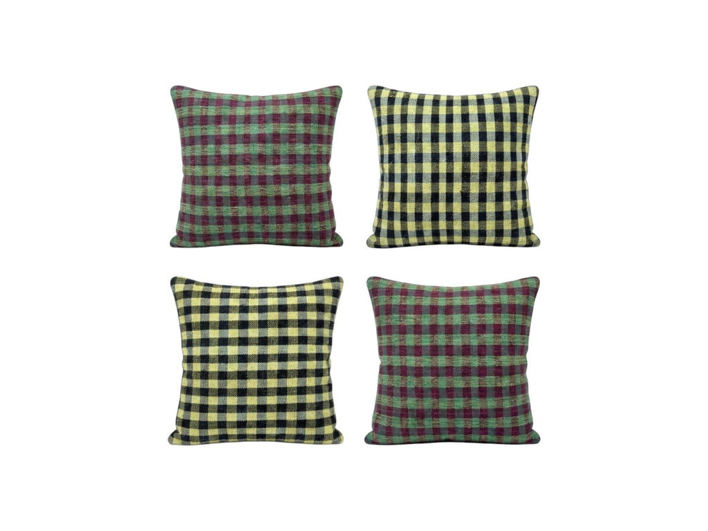 Türk Kilim Kırlent Kılıfı 4'li Set 40 x 40 cm