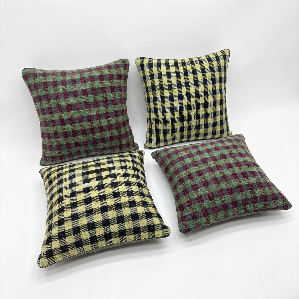 Türk Kilim Kırlent Kılıfı 4'li Set 40 x 40 cm