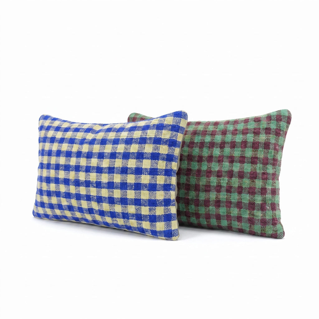 Türk Kilim Kırlent Kılıfı 2'li Set 40 x 60 cm