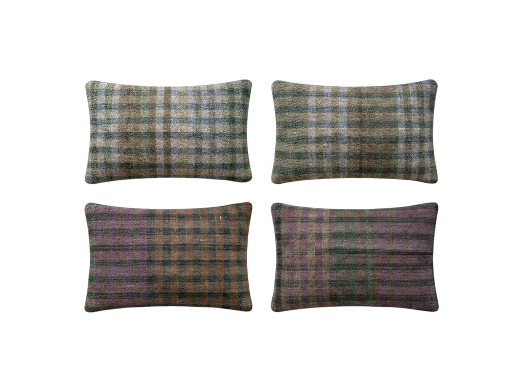 Türk Kilim Kırlent Kılıfı 4'li Set 40 x 60 cm
