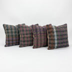 Türk Kilim Kırlent Kılıfı 4'li Set 40 x 40 cm