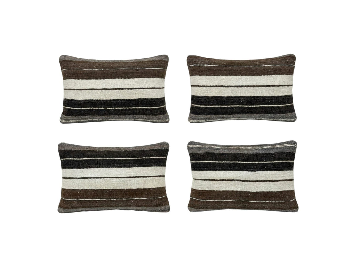Türk Kilim Kırlent Kılıfı 4'li Set 40 x 60 cm