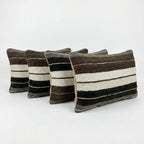 Türk Kilim Kırlent Kılıfı 4'li Set 40 x 60 cm