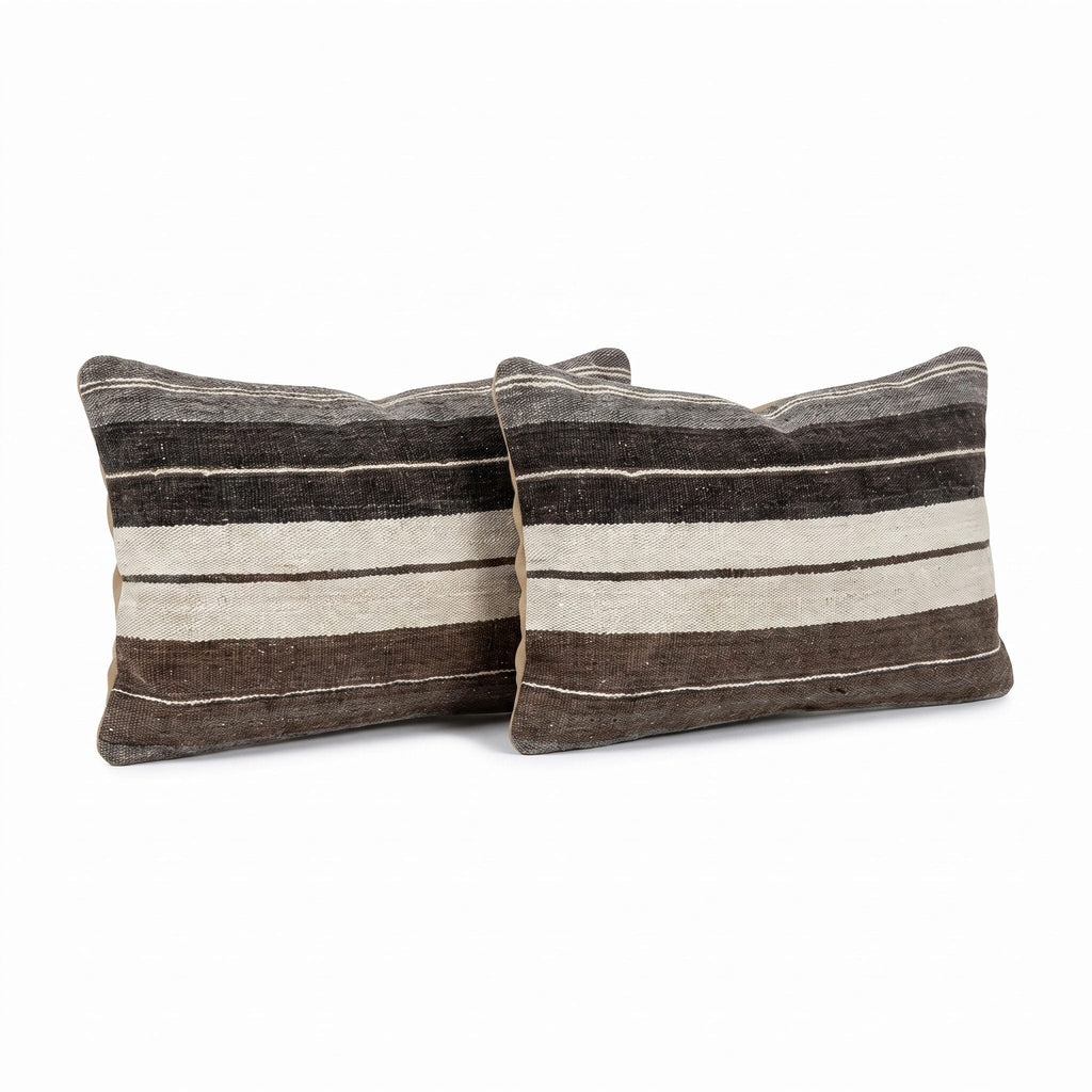 Türk Kilim Kırlent Kılıfı 2'li Set 40 x 60 cm