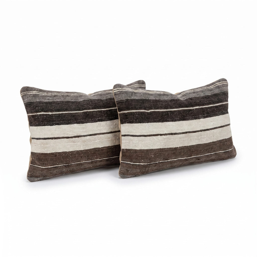 Türk Kilim Kırlent Kılıfı 2'li Set 40 x 60 cm