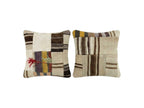 Türk Kilim Kırlent Kılıfı 2'li Set 50 x 50 cm