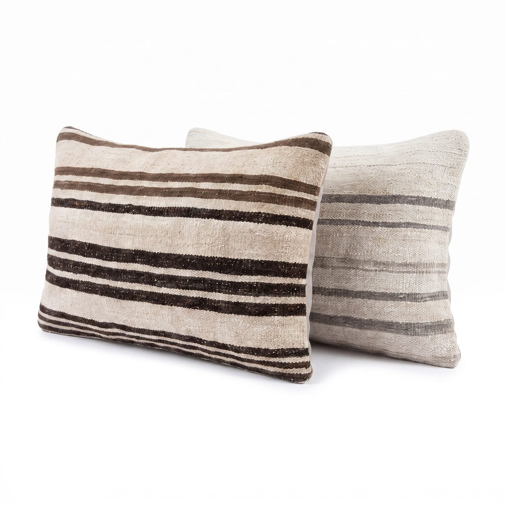 Türk Kilim Kırlent Kılıfı 2'li Set 40 x 60 cm