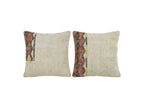 Türk Kilim Kırlent Kılıfı 2'li Set 60 x 60 cm