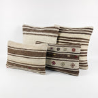 Türk Kilim Kırlent Kılıfı 4'li Set 51 x 51 cm