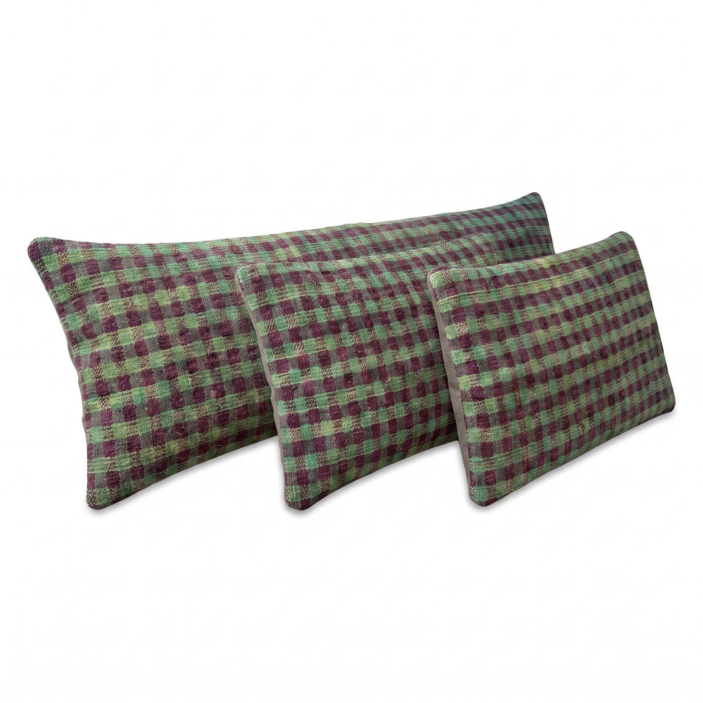 Türk Kilim Kırlent Kılıfı 3'li Set 41 x 119 cm