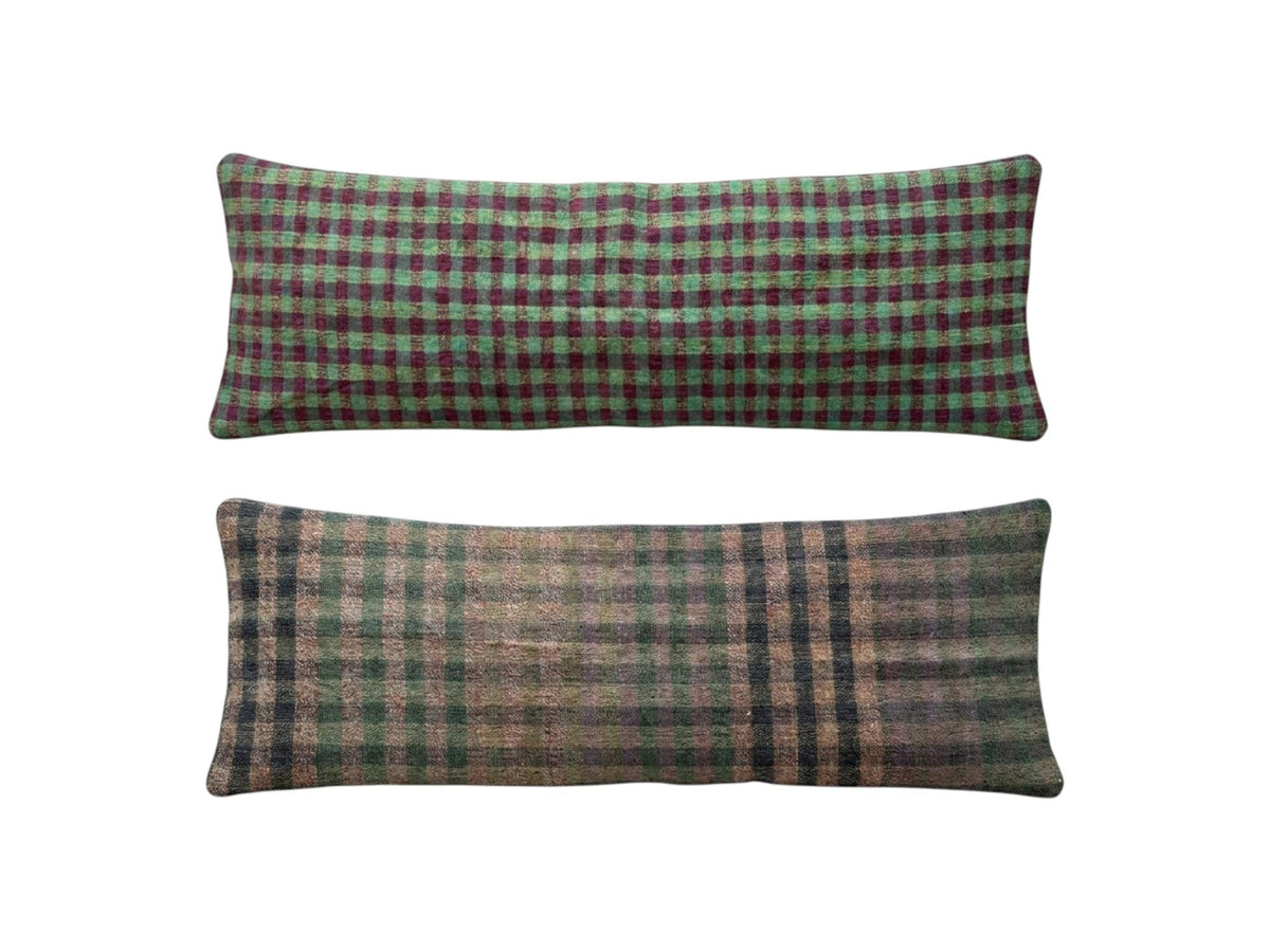 Türk Kilim Kırlent Kılıfı 2'li Set 40 x 120 cm