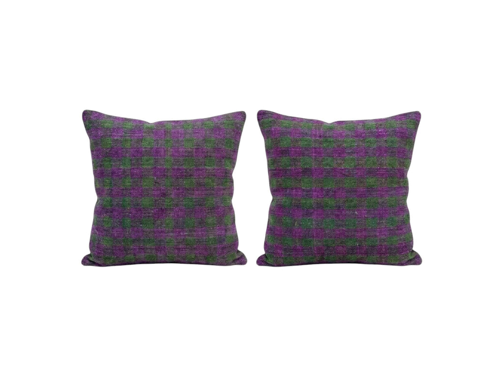 Türk Kilim Kırlent Kılıfı 2'li Set 40 x 40 cm