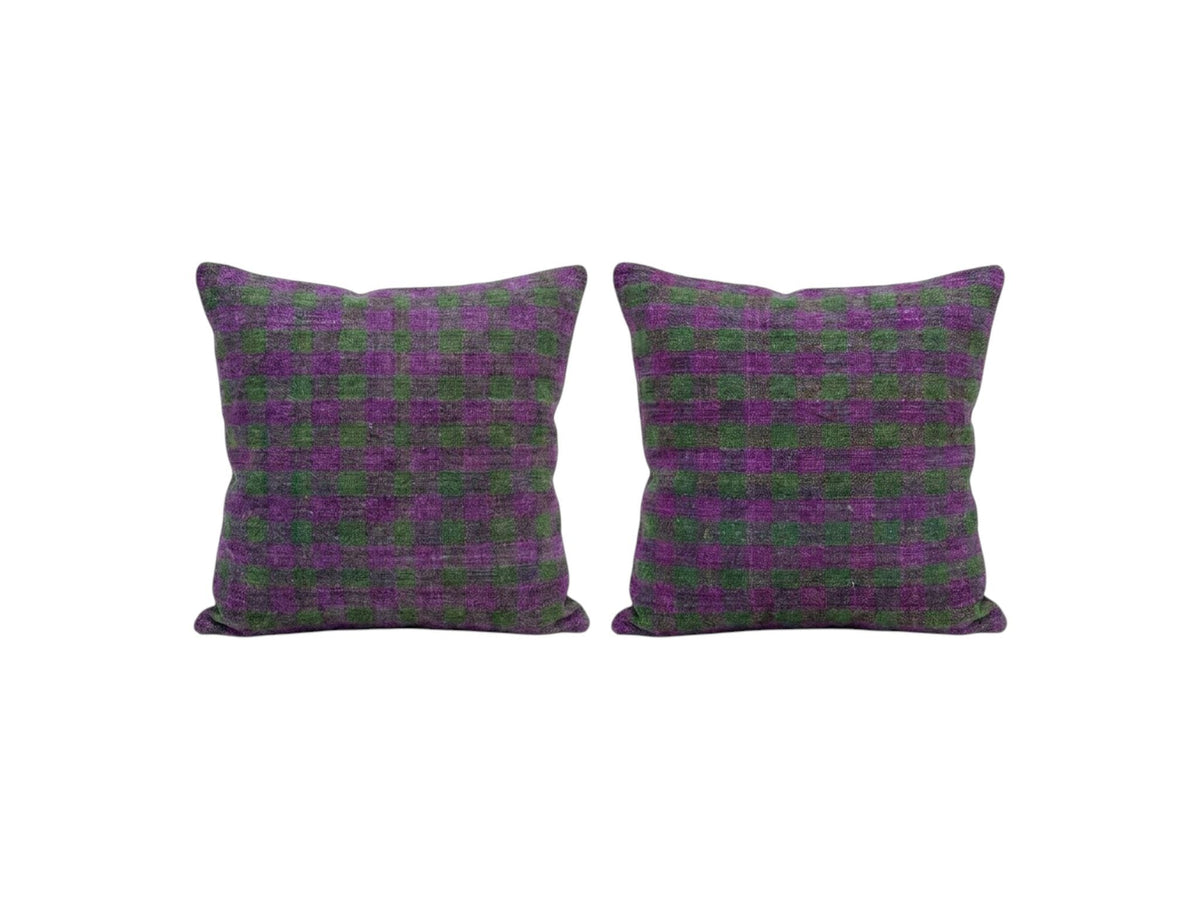 Türk Kilim Kırlent Kılıfı 2'li Set 40 x 40 cm