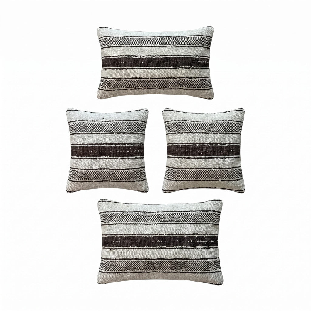 Türk Kilim Kırlent Kılıfı 4'li Set 41 x 41 cm