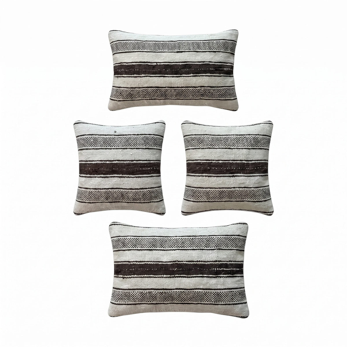 Türk Kilim Kırlent Kılıfı 4'li Set 41 x 41 cm