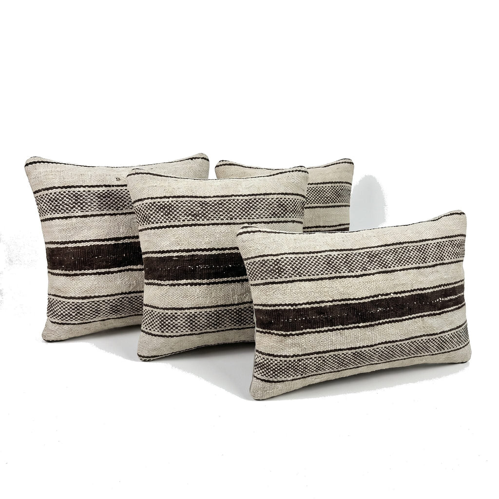 Türk Kilim Kırlent Kılıfı 4'li Set 41 x 41 cm