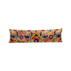 İpek Ikat Kadife Kırlent Kılıfı 40 x 127 cm