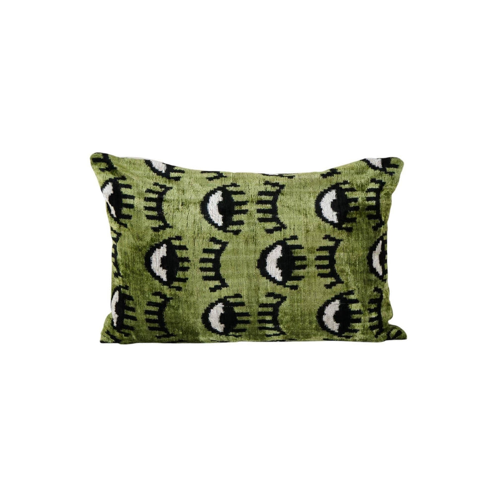İpek Ikat Kadife Kırlent Kılıfı 40 x 60 cm